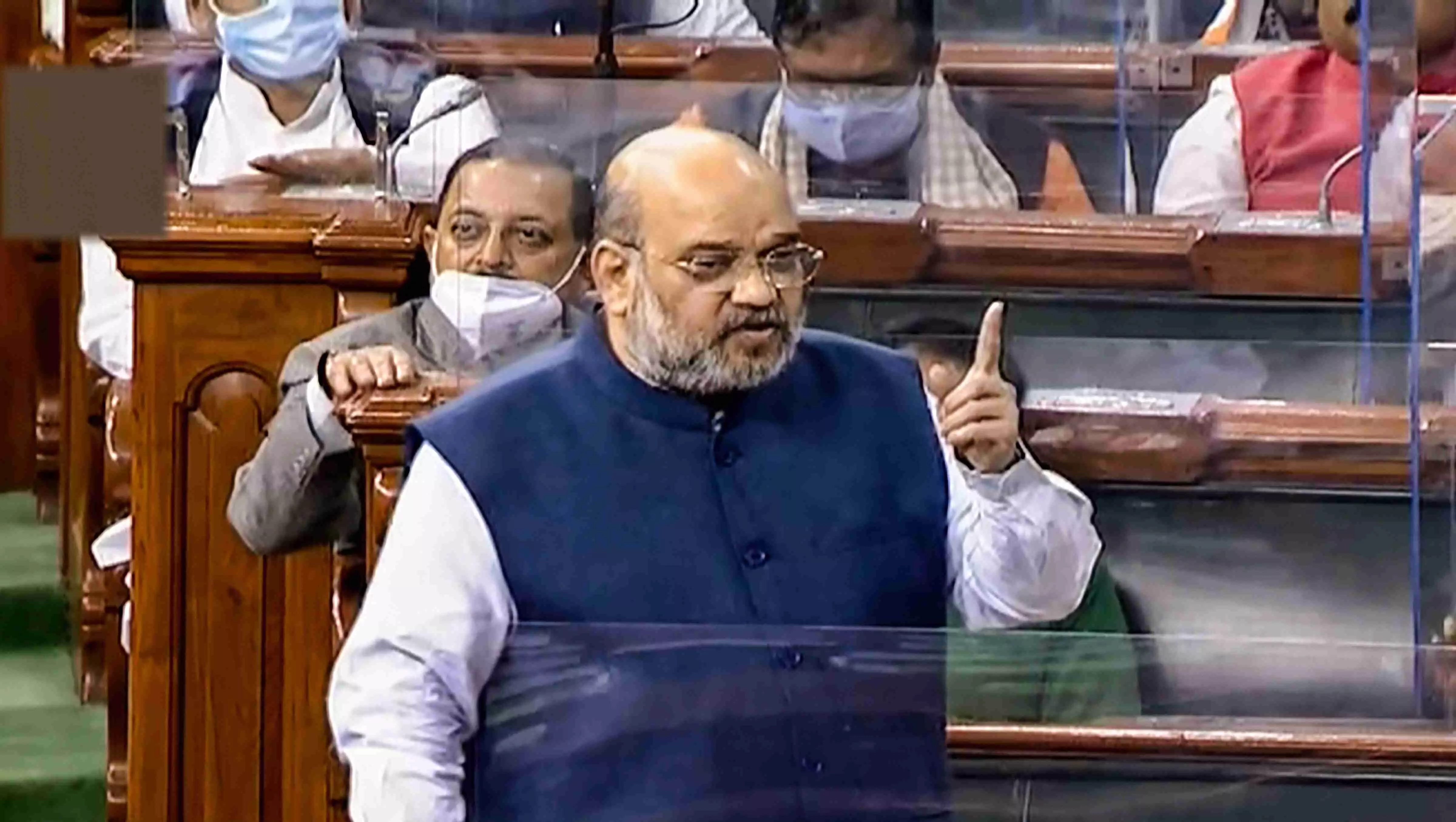 Shah attacks Opposition for boycotting discussion in Parliament on criminal law bills