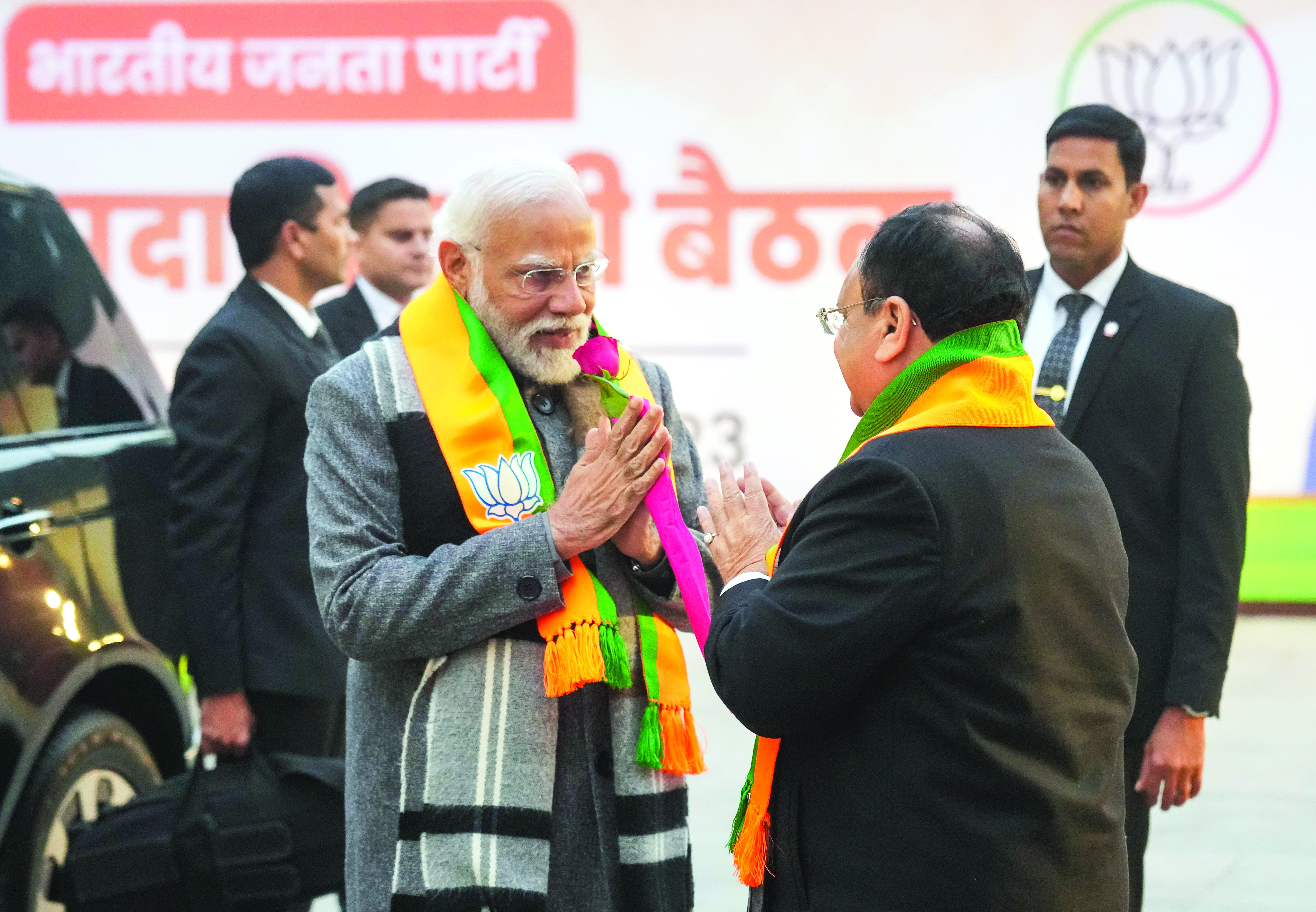 BJP eyes big boost in vote share for winning with majority in 2024 polls