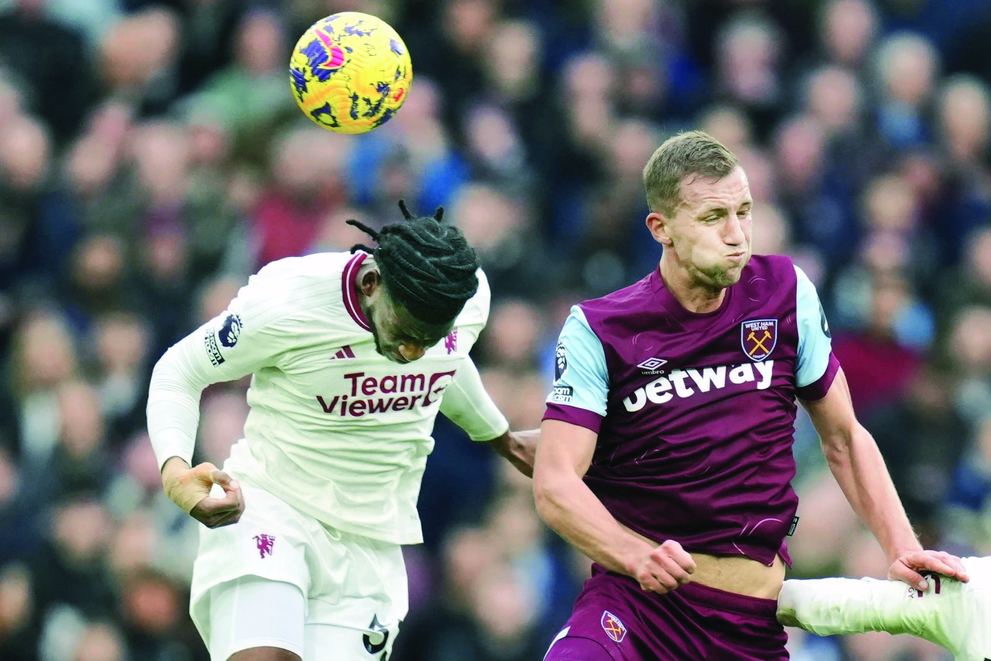 Man Utd’s scoring woes continue with 2-0 loss against West Ham
