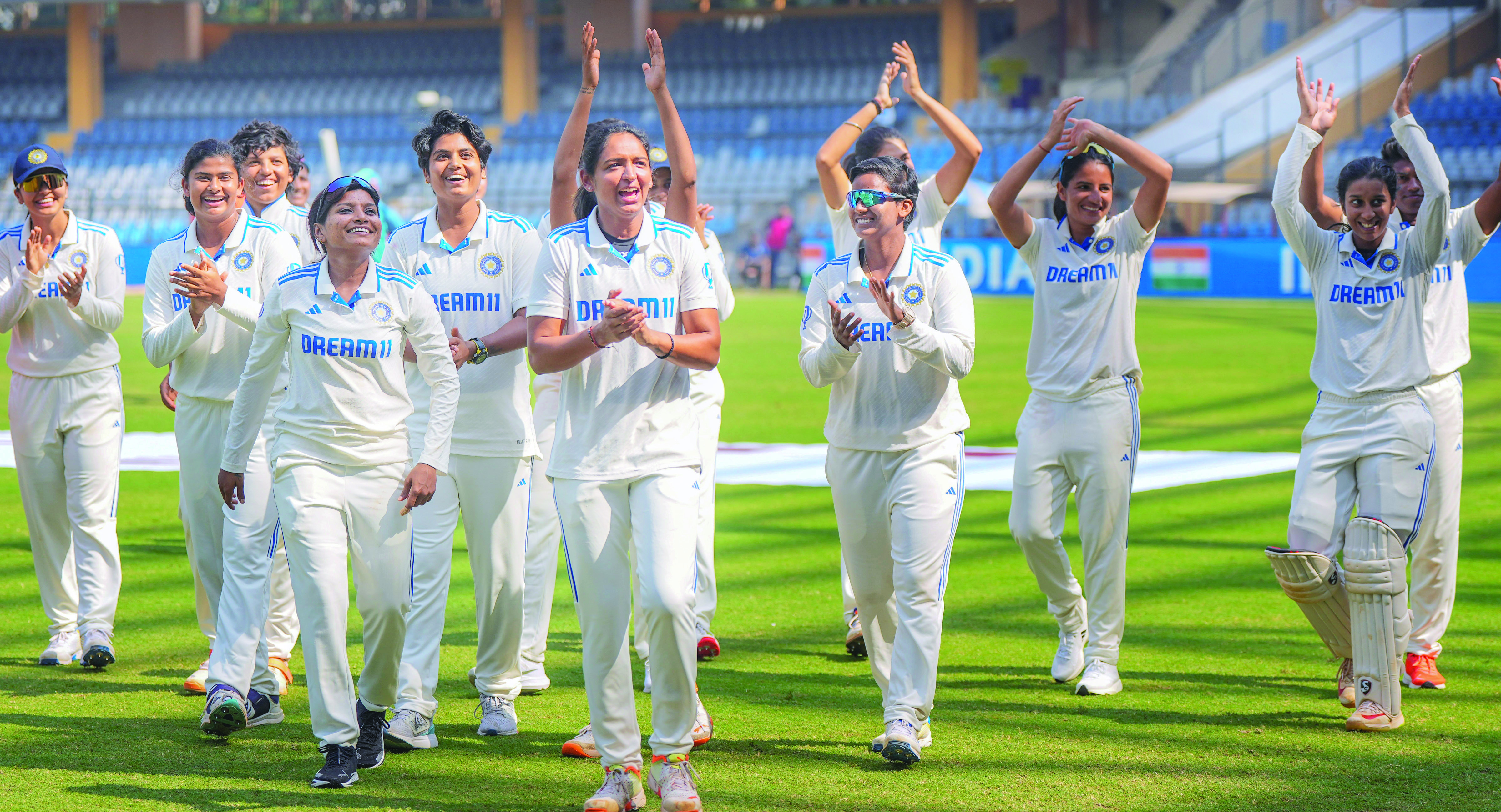 India Women register historic  maiden Test win over Australia