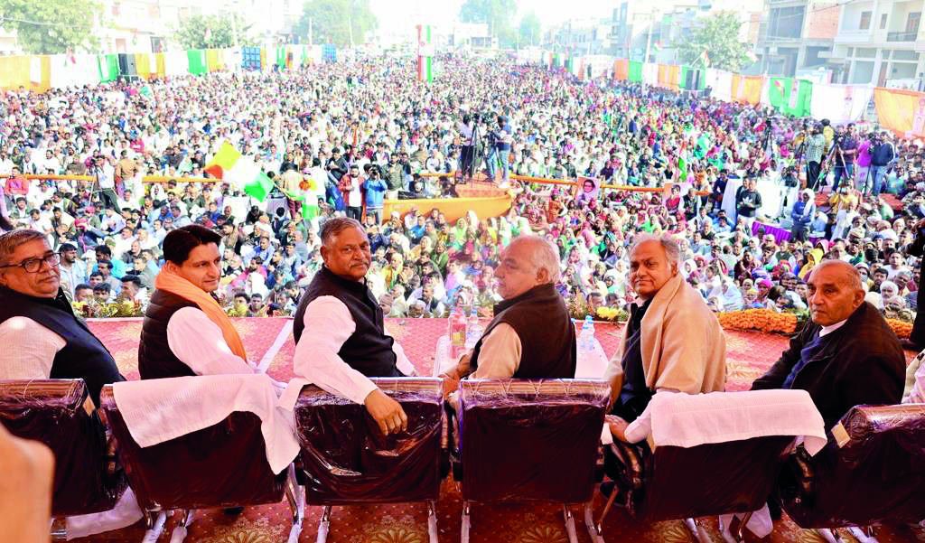 Our govt ended contract system, but BJP-JJP govt itself became a contractor, says Hooda Our govt ended contract system, but BJP-JJP govt itself became a contractor, says Hooda