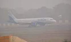 2 flights diverted, nearly 30 delayed due to dense fog at the Delhi Airport 2 flights diverted, nearly 30 delayed due to dense fog at the Delhi Airport