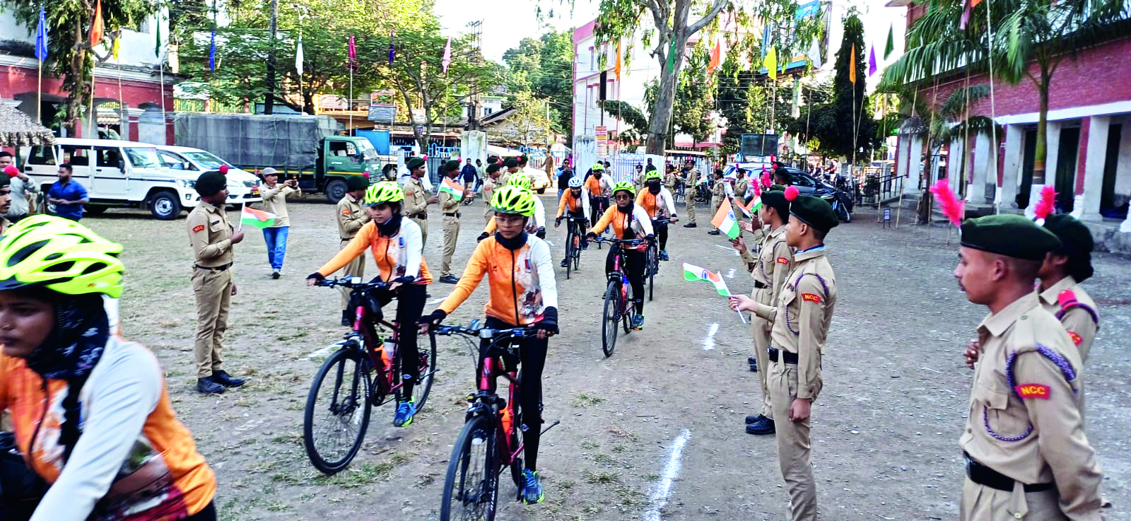 NCC women cadets’ ‘Cyclothon’ reaches Jalpaiguri NCC women cadets’ ‘Cyclothon’ reaches Jalpaiguri
