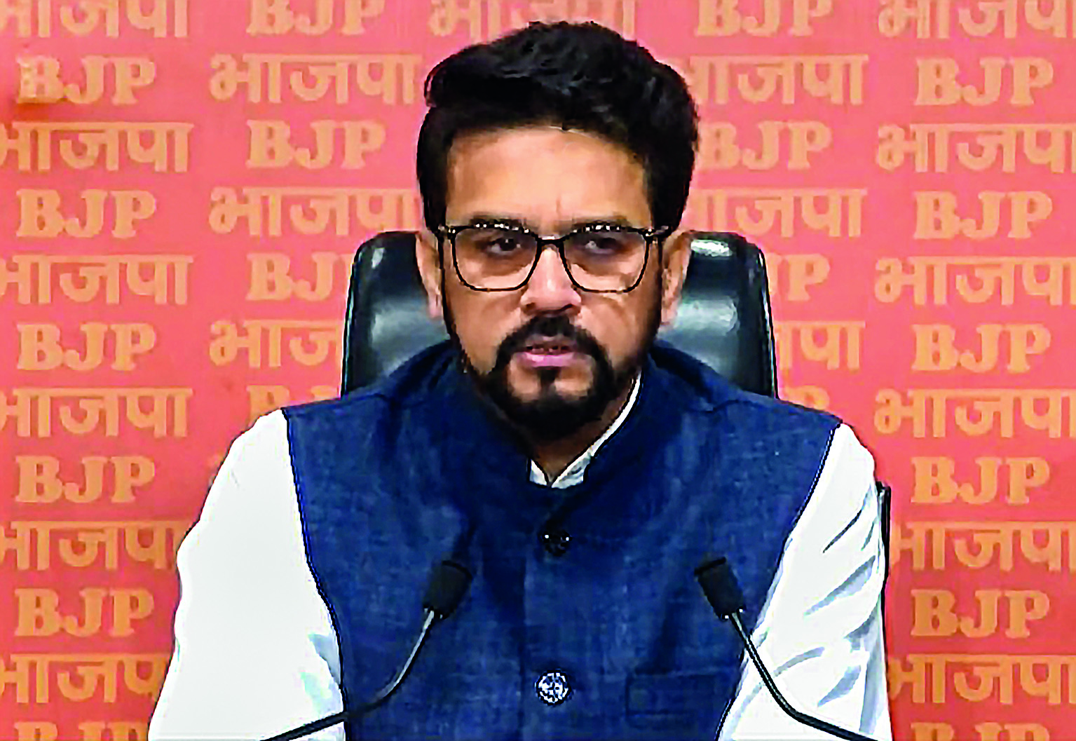 PM Modi synonym of justice while Congress injustice: Anurag Thakur PM Modi synonym of justice while Congress injustice: Anurag Thakur