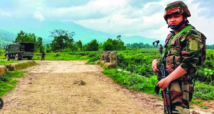 Situation tense day after militant attack on Manipur commando unit Situation tense day after militant attack on Manipur commando unit