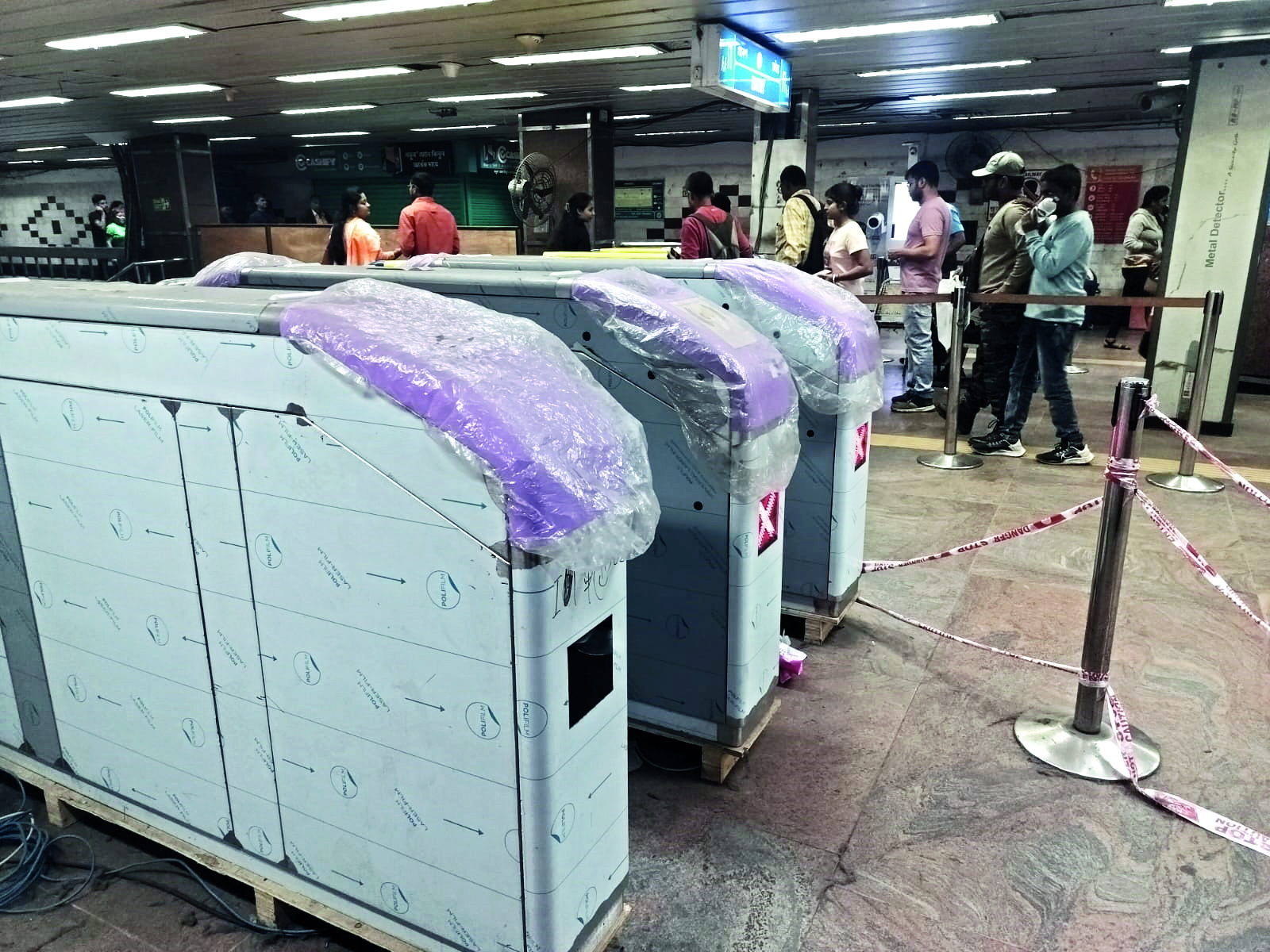 New Automated Fare Collection gates to be installed at Esplanade Metro Stn New Automated Fare Collection gates to be installed at Esplanade Metro Stn
