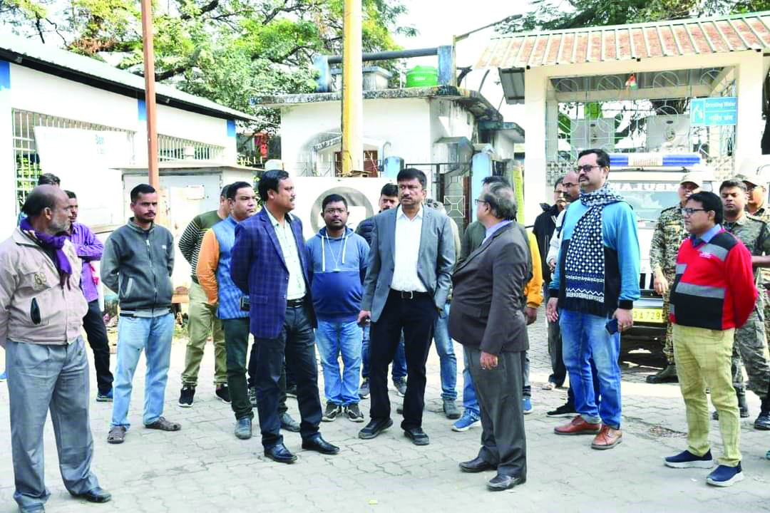 Health dept officials visit MJN Hosp’s CCU construction site