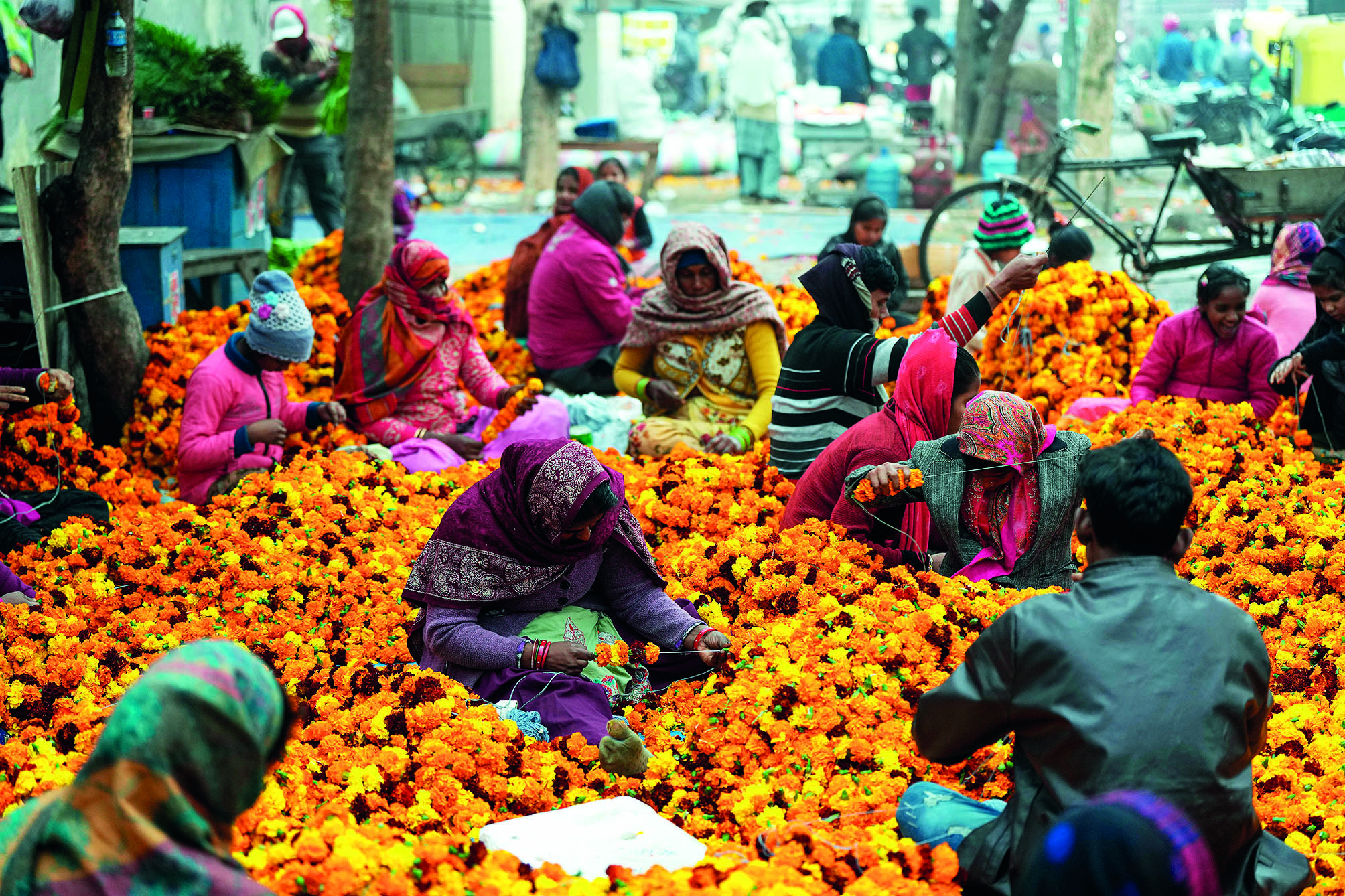 Bone-chilling cold grips Capital