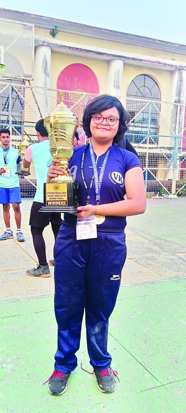 TIGPS Bolpur student to compete in National Basketball Championship