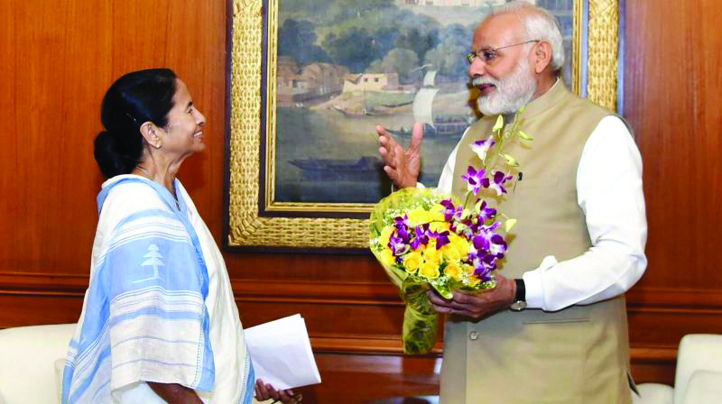 PM Modi extends birthday wishes to Mamata PM Modi extends birthday wishes to Mamata