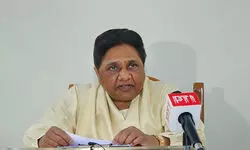 Mayawati requests Yogi govt to shift BSP office to safe place Mayawati requests Yogi govt to shift BSP office to safe place