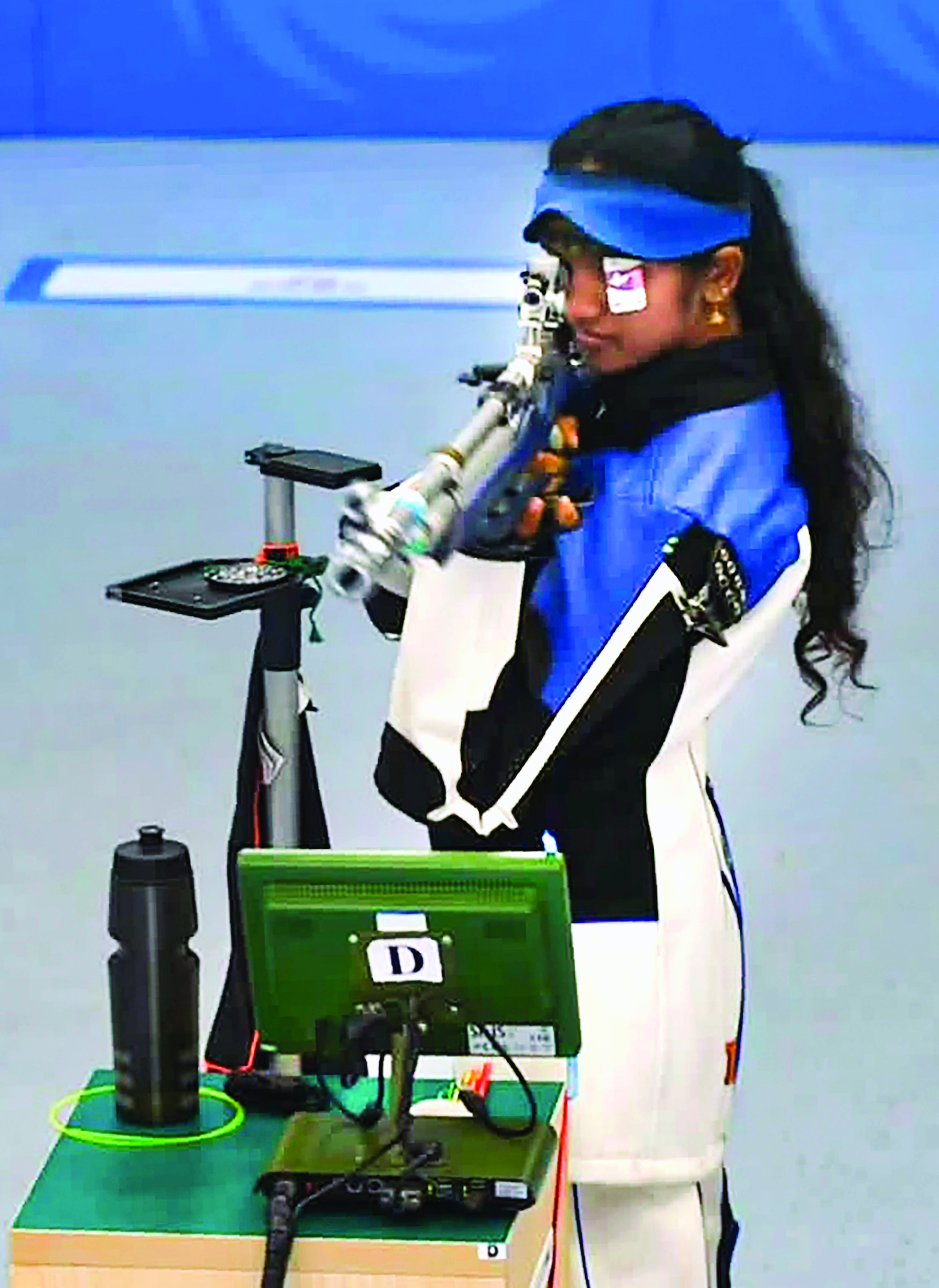 Shooters Nancy, Elavenil win air rifle gold, silver