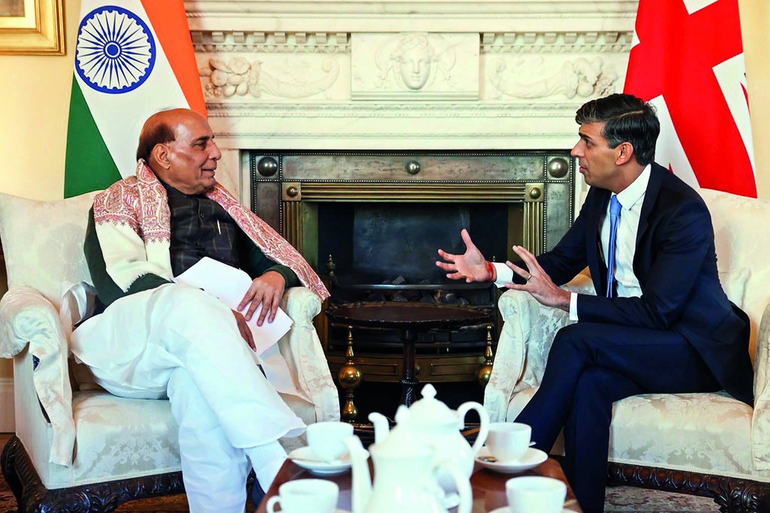 Rajnath concludes UK visit after meeting with PM Sunak
