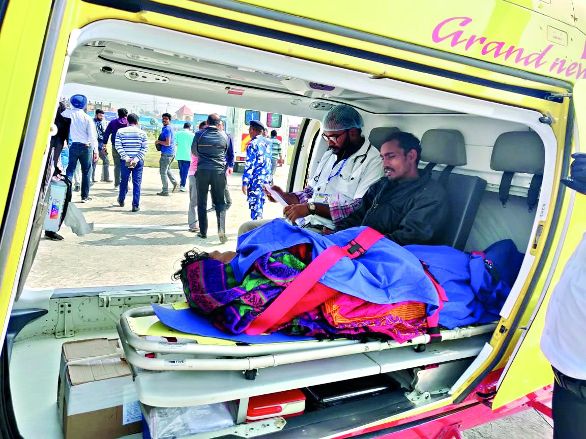 2 patients airlifted on first day after state launches air ambulance