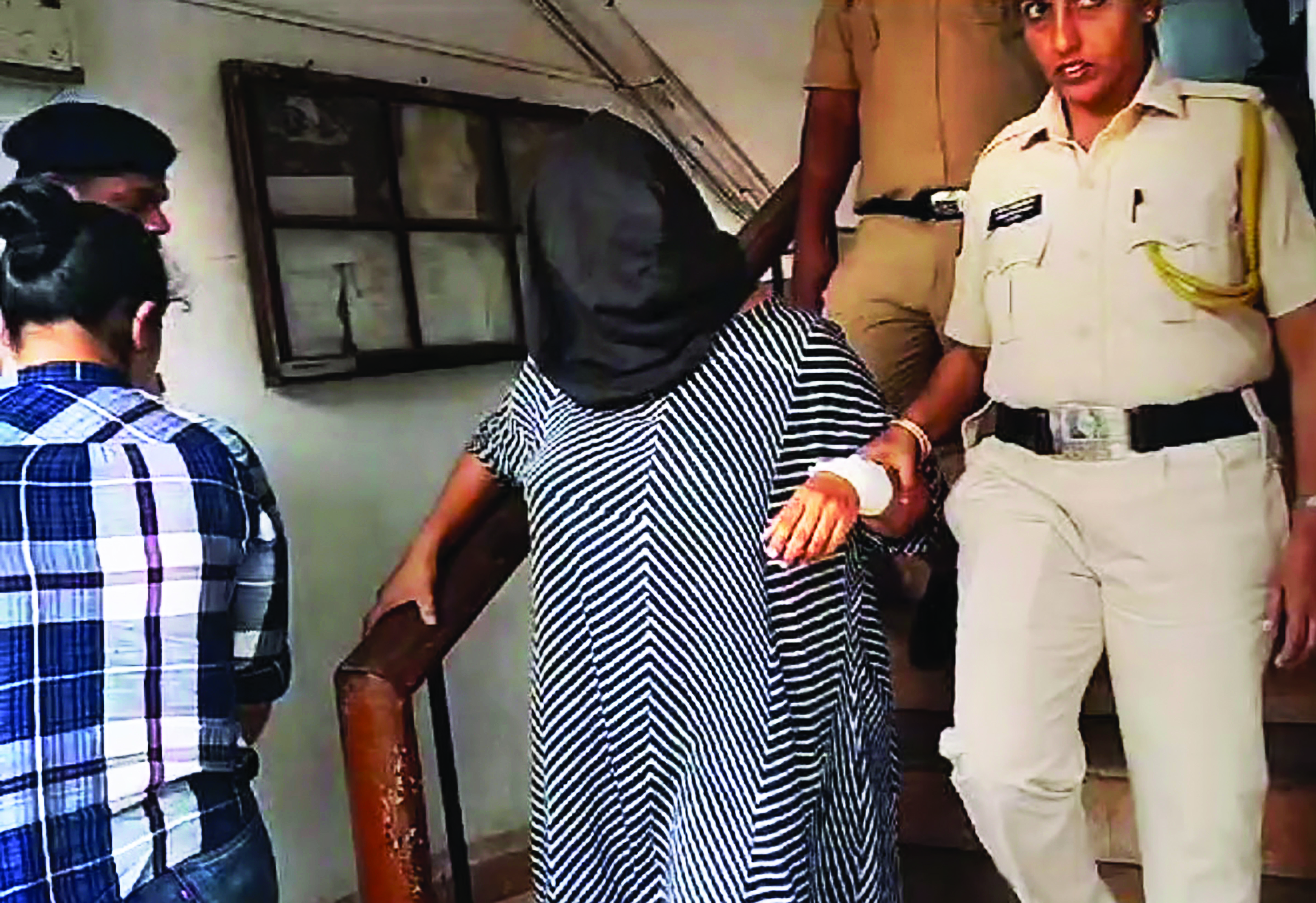 Was not allowed to meet son for past five Sundays, husband tells cops
