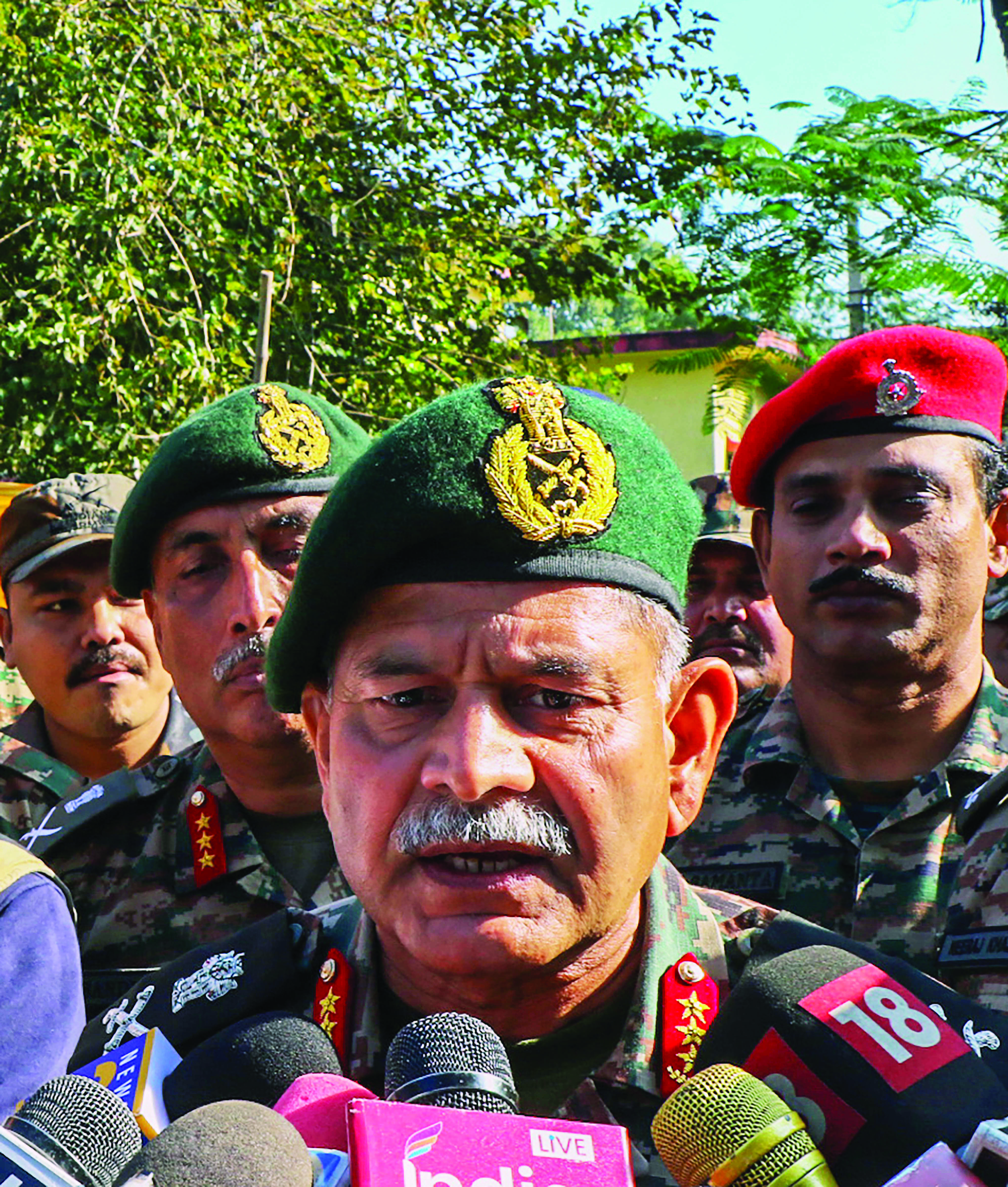 Northern border stable but not normal, says Lt Gen Upendra Dwivedi