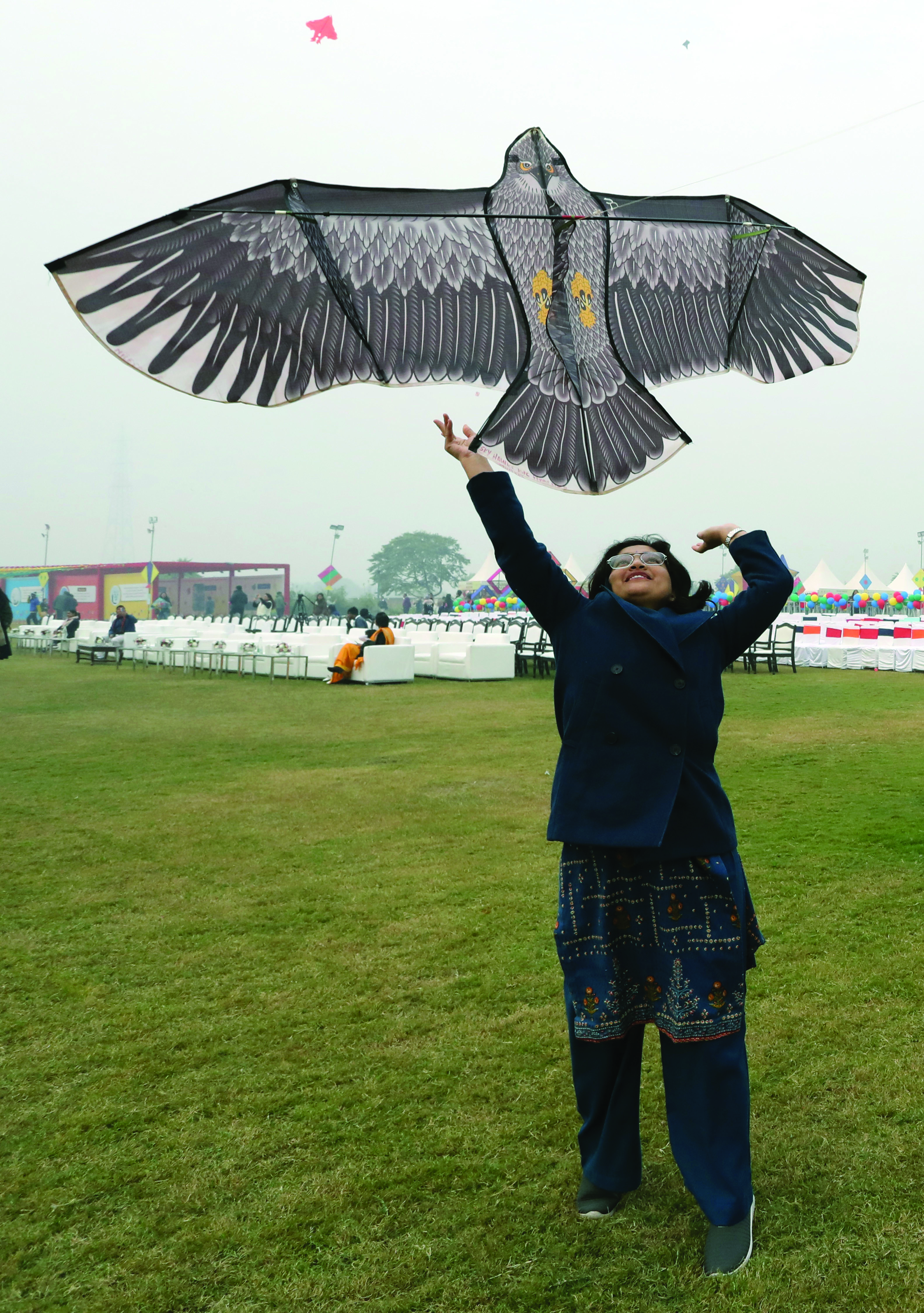 Over 5,000 people visit Delhi’s ‘Baansera’ park for kite festival Over 5,000 people visit Delhi’s ‘Baansera’ park for kite festival