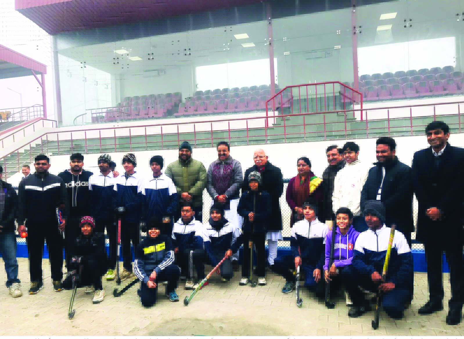 National level hockey stadium in Kailash village complete and will be inaugurated soon: Khattar National level hockey stadium in Kailash village complete and will be inaugurated soon: Khattar