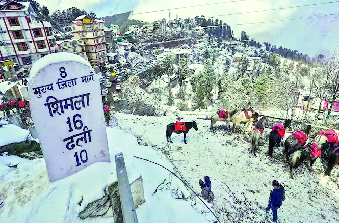 Dry Shimla, snowless cold deserts of Lahaul-Spiti are alarming signs Dry Shimla, snowless cold deserts of Lahaul-Spiti are alarming signs