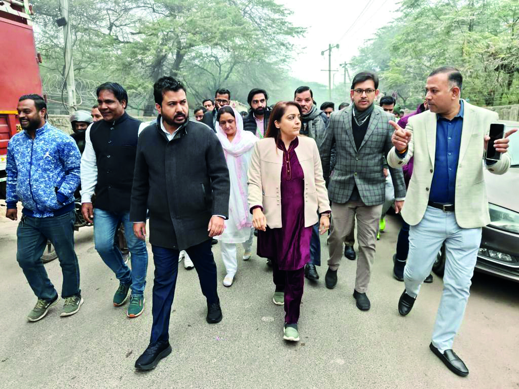 Mayor inspects Chhatarpur, Mehrauli constituencies