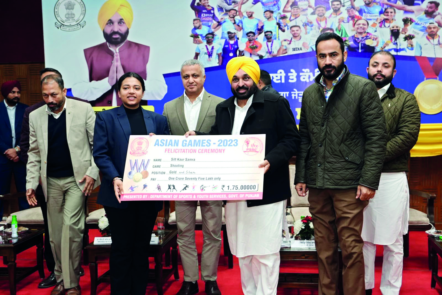 Punjab govt gives Rs 33.83 cr to Asian Games   and National Games winners