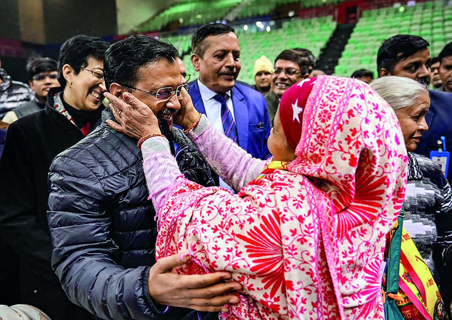 CM Kejriwal felicitates pilgrims embarking on Teerth Yatra Yojana CM Kejriwal felicitates pilgrims embarking on Teerth Yatra Yojana