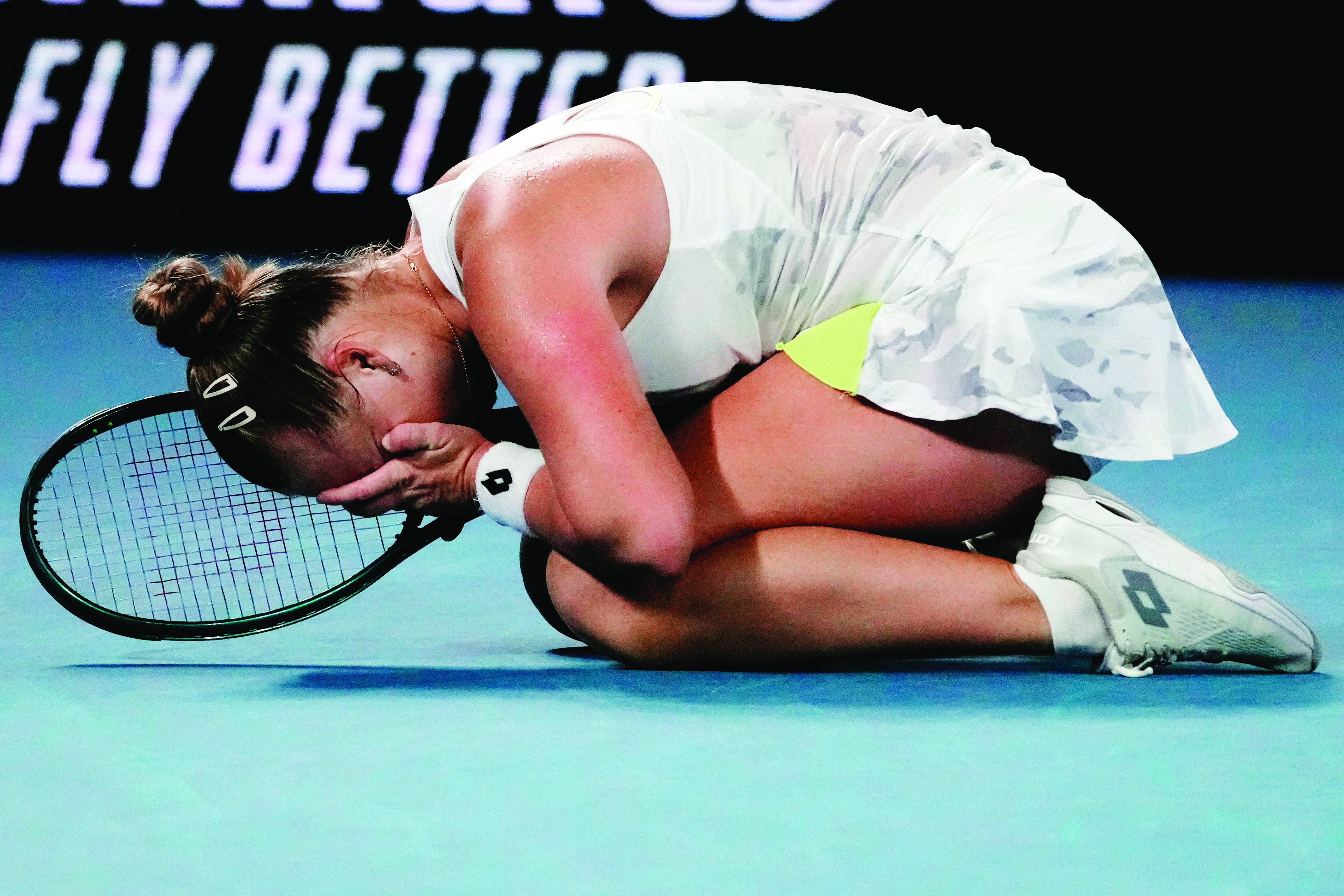 Rybakina stunned by Blinkova in historic Australian Open tiebreak