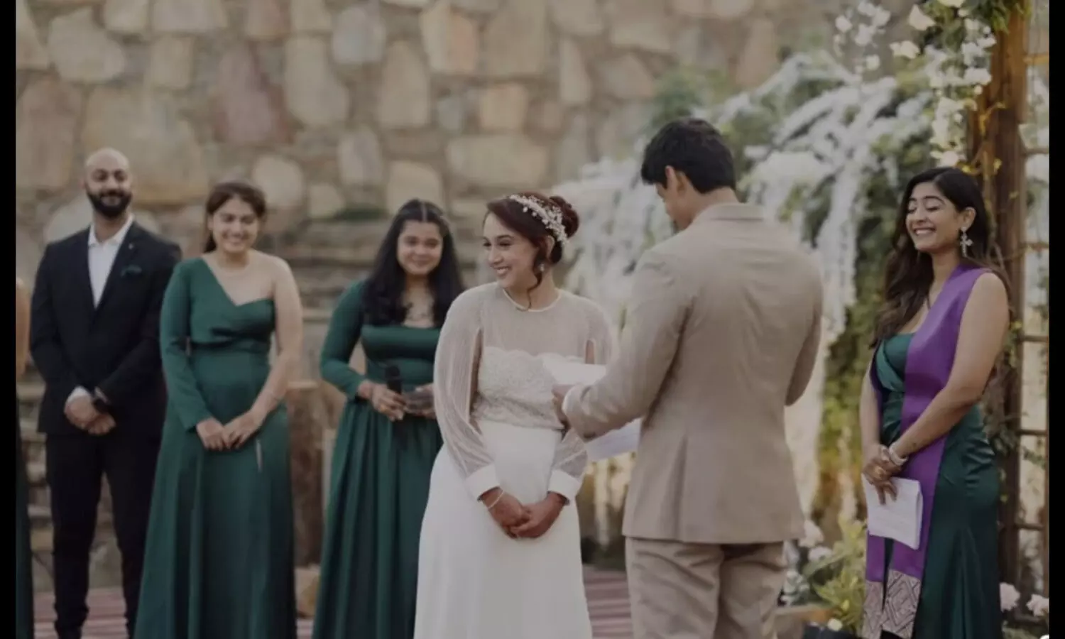 Happy tears from beautiful moments