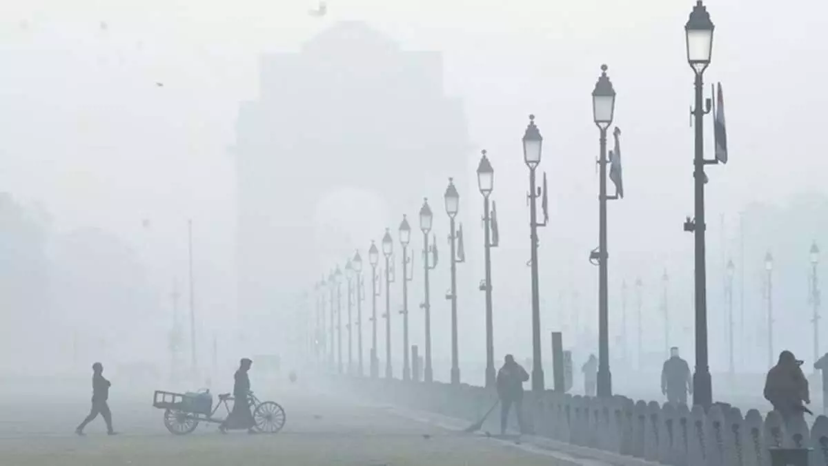 Minimum temperature in Delhi 4.8 deg C, 11 city-bound trains running late