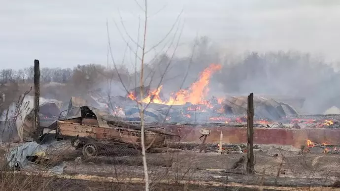 Officials report at least 18 dead in shelling of a market in Russian-occupied Ukraine