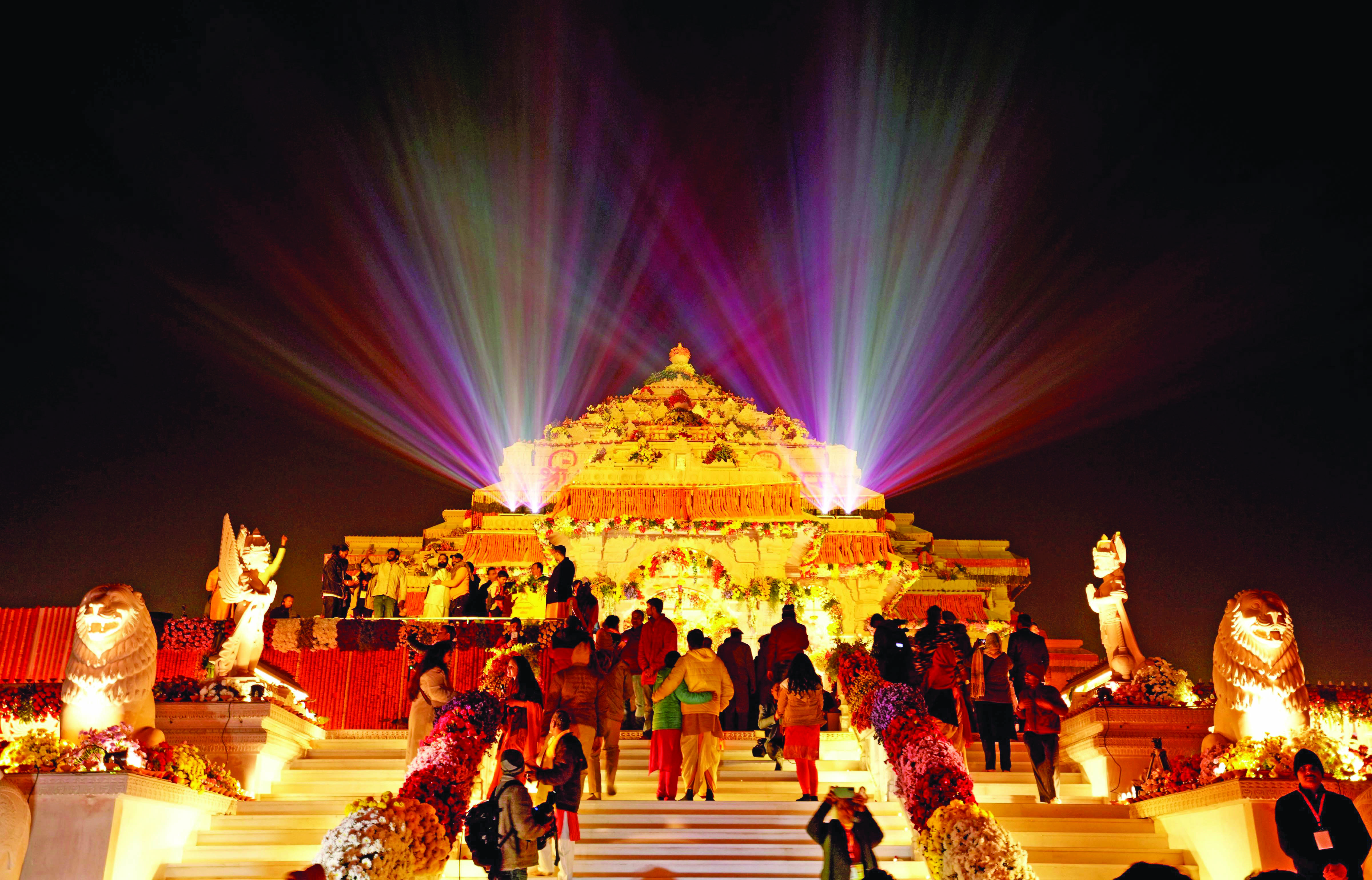 Ayodhya’s new Ram Lalla consecrated Ayodhya’s new Ram Lalla consecrated