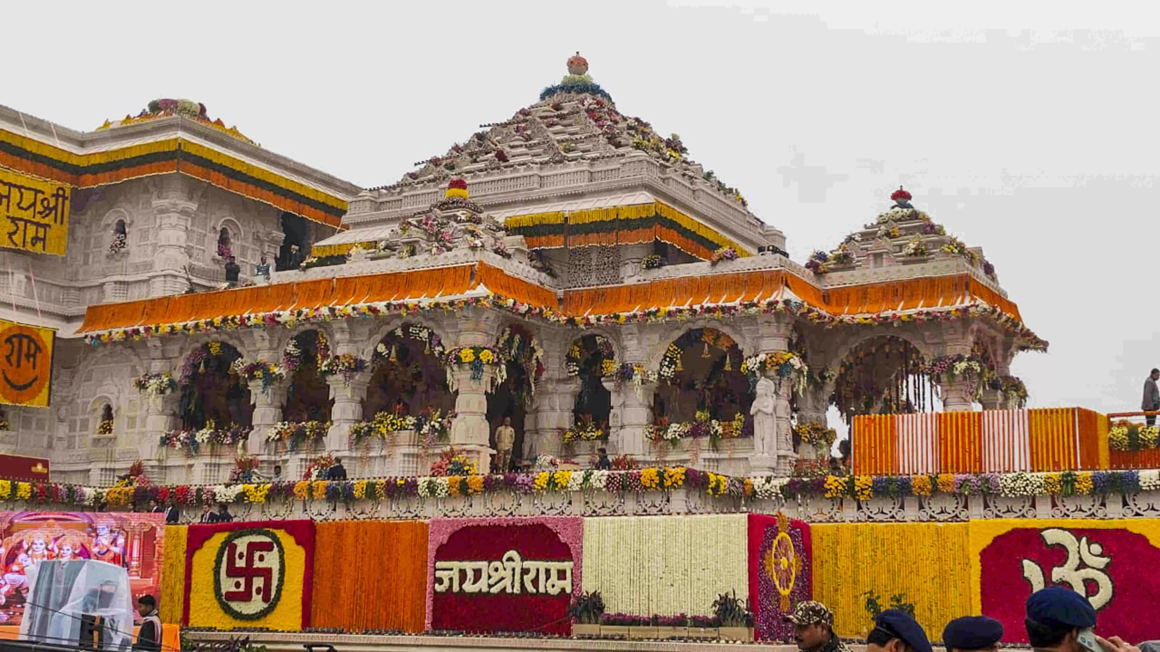 Ayodhya cloaked in multilayered security cover as dignitaries arrive for consecration event