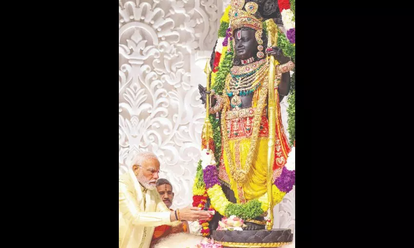 Ram temple will witness rise of a magnificent India: PM Modi Ram temple will witness rise of a magnificent India: PM Modi