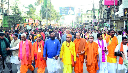 People across North Bengal take part in ‘Harmony rally’ People across North Bengal take part in ‘Harmony rally’