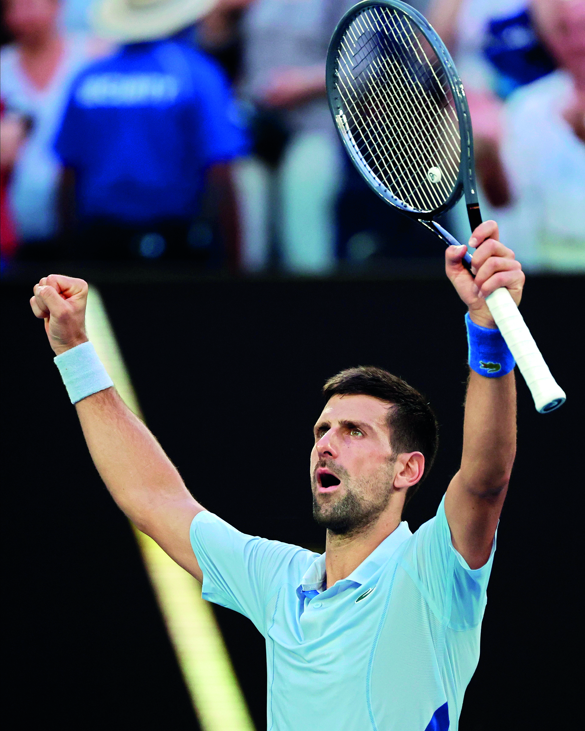 Djokovic holds off Fritz to reach Australian Open SF for 11th time
