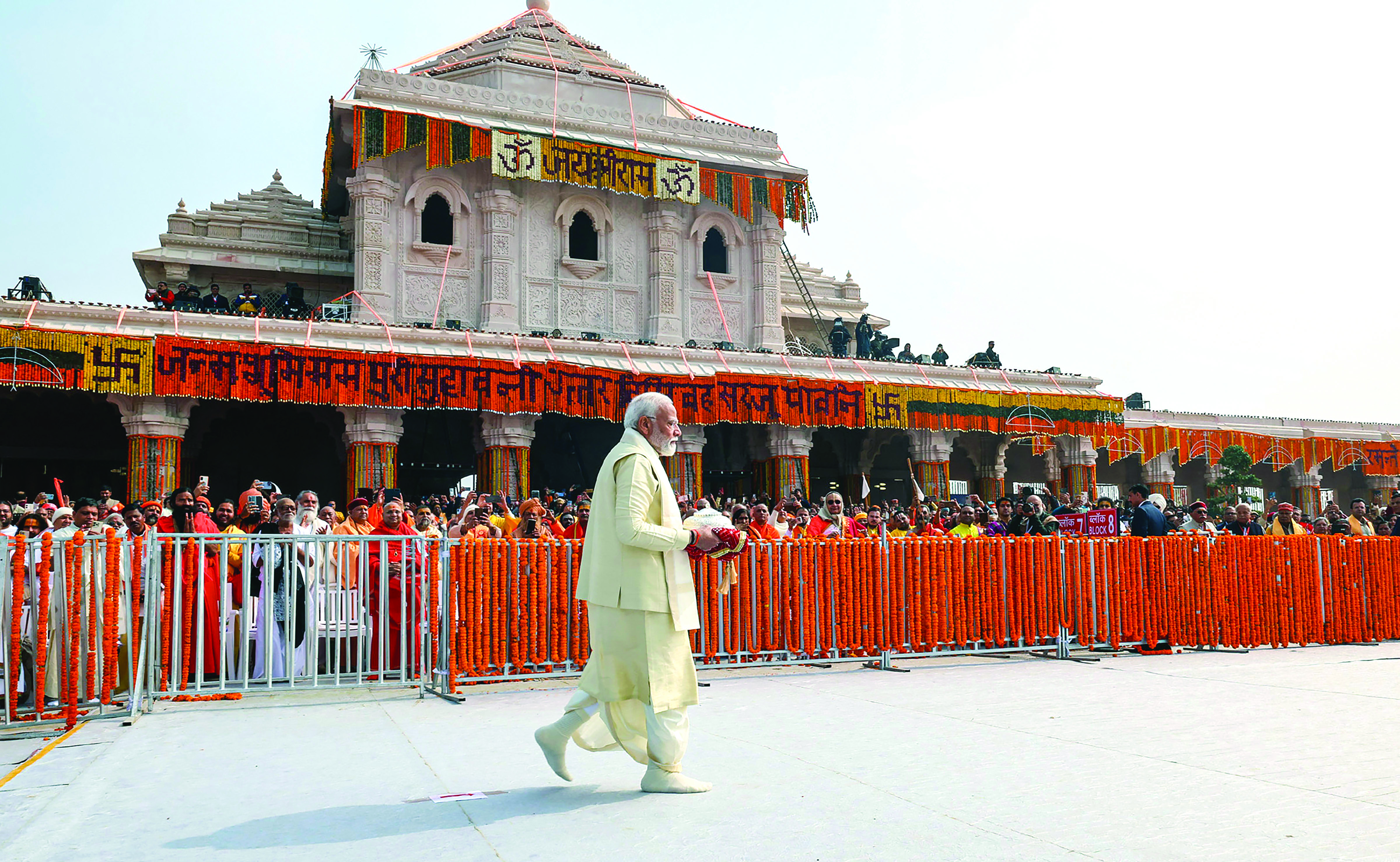 Marble from Makrana, rock from Mysuru: Bits from all over the country make Ram Temple