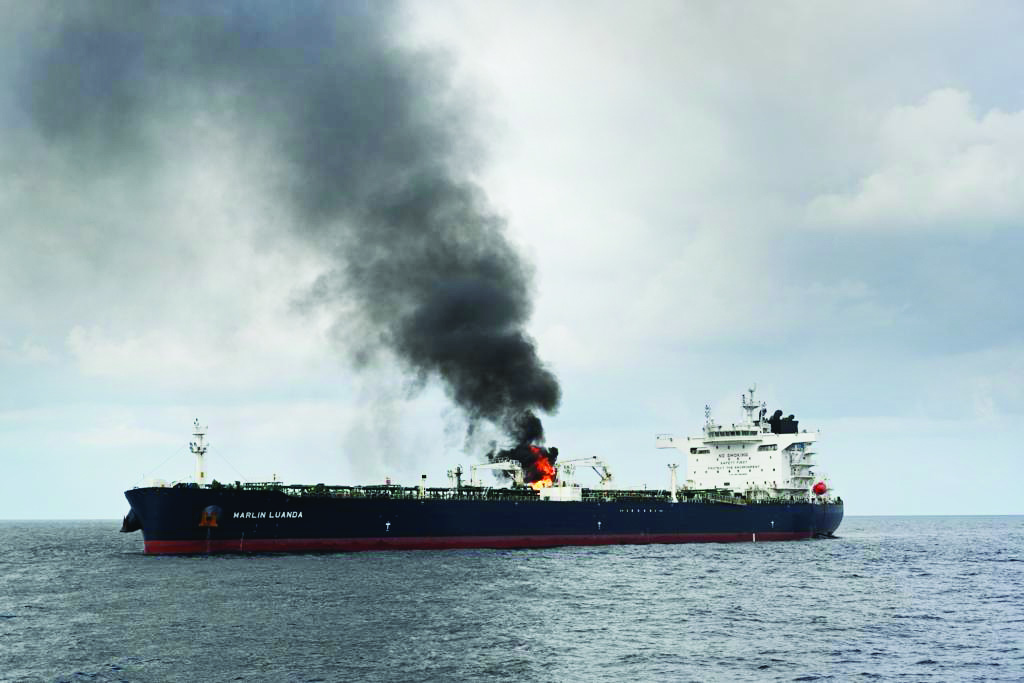 Navy responds to distress call from MV Marlin Luanda