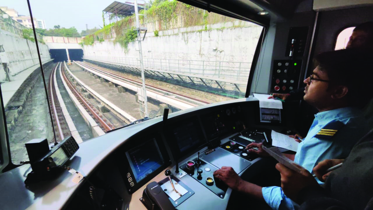 Trial runs were conducted with Automatic Train Operation system Trial runs were conducted with Automatic Train Operation system