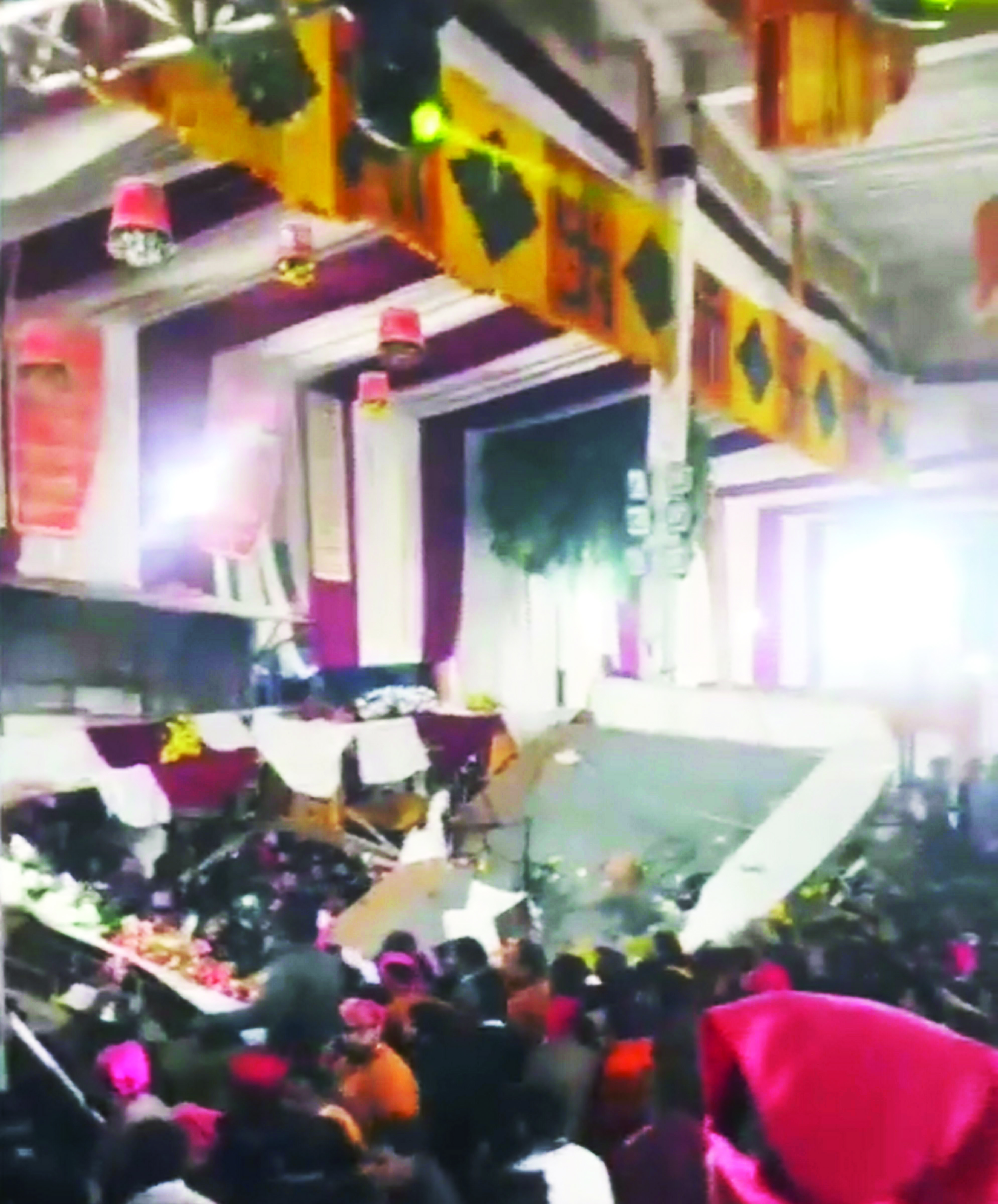Woman dead and 17 devotees injured as ‘jagran’ stage collapses at Kalkaji temple Woman dead and 17 devotees injured as ‘jagran’ stage collapses at Kalkaji temple