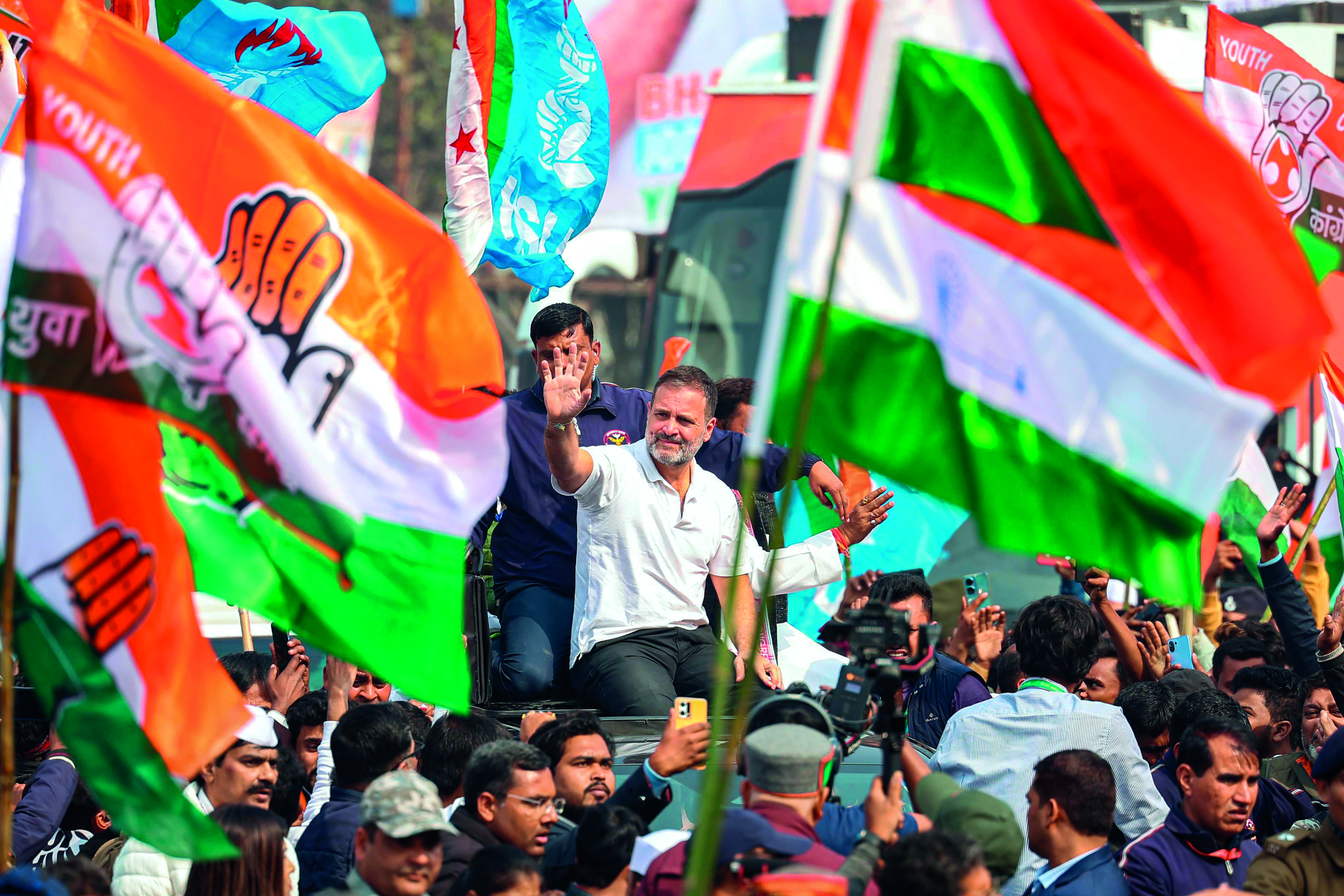 Ideologies of RSS, BJP spreading violence, hatred: Rahul in Bihar