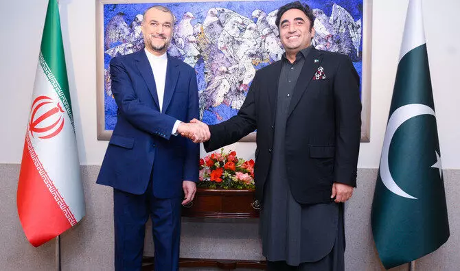 Iranian foreign minister in Pakistan for in-depth talks to mend frayed ties