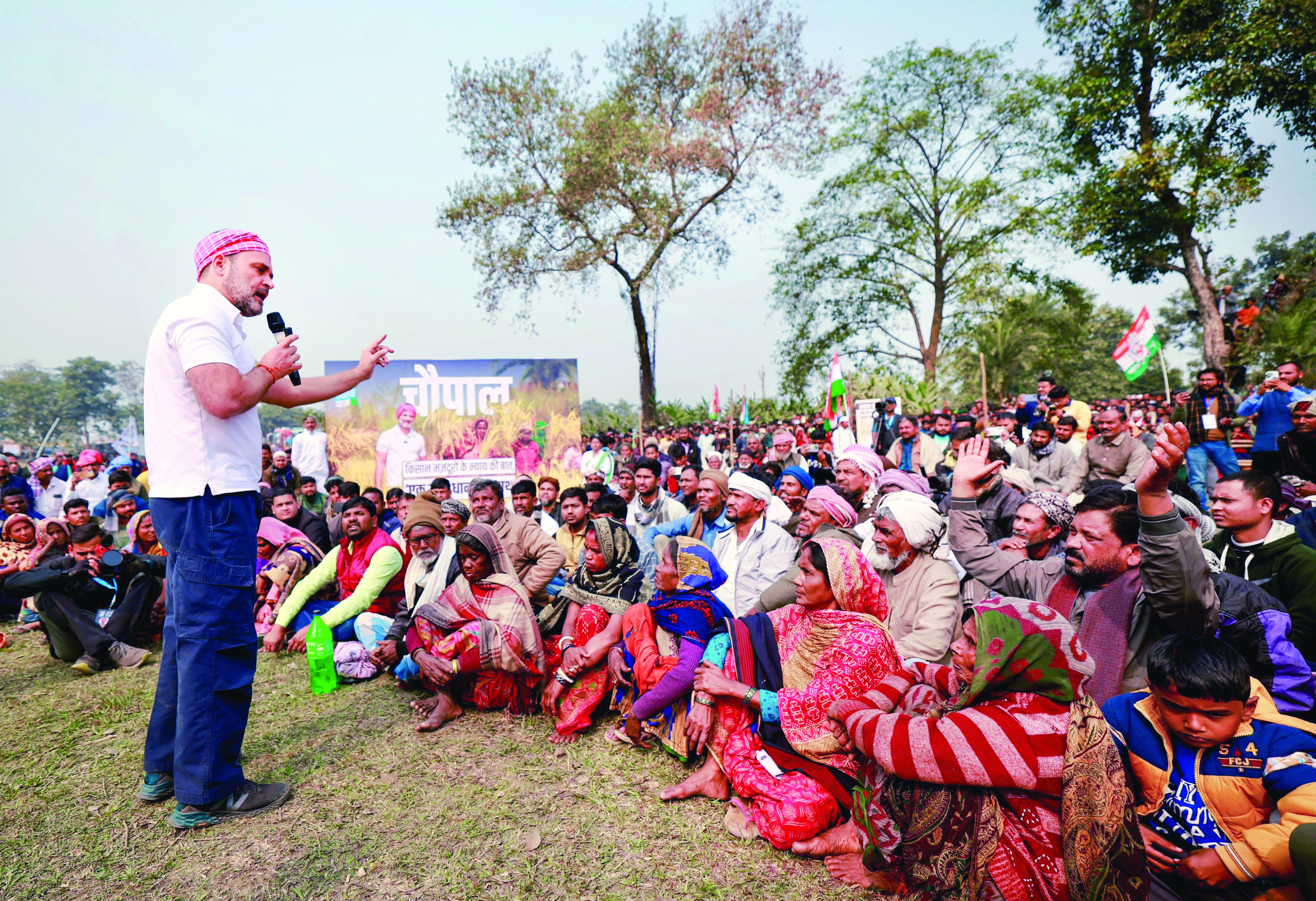 Nitish ordered caste survey under Cong-RJD pressure: Rahul in Bihar