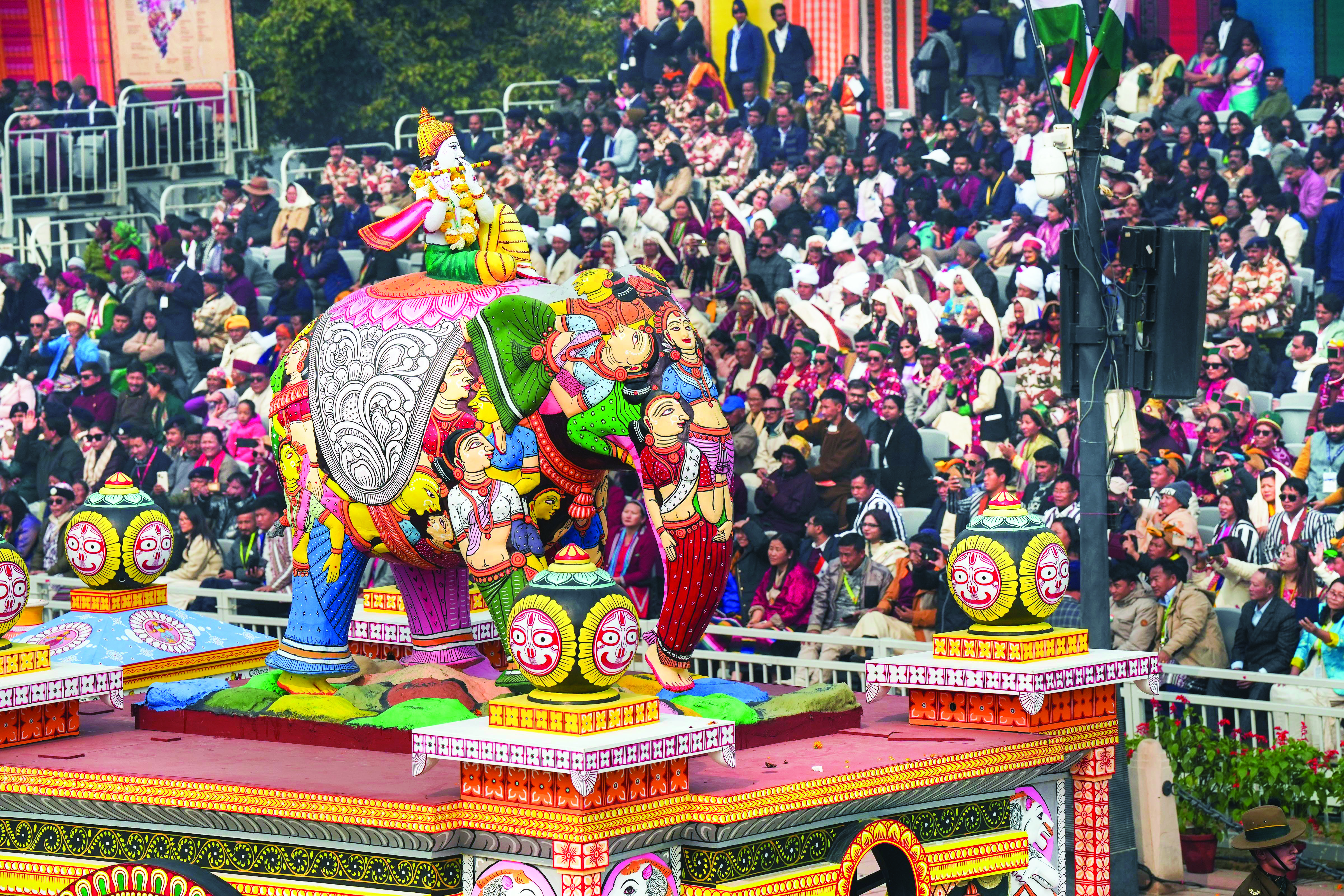 Best tableau: Odisha wins first prize; Gujarat bags top position in people’s choice category