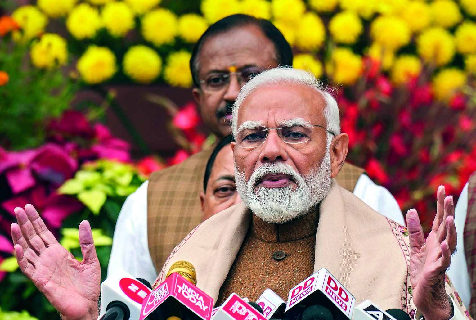 PM says development to continue, targets MPs for Parl disruption