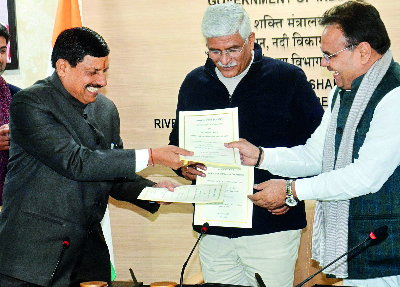 Parvati-Kalisindh-Chambal river link pact, a herald of new era of MP’s development
