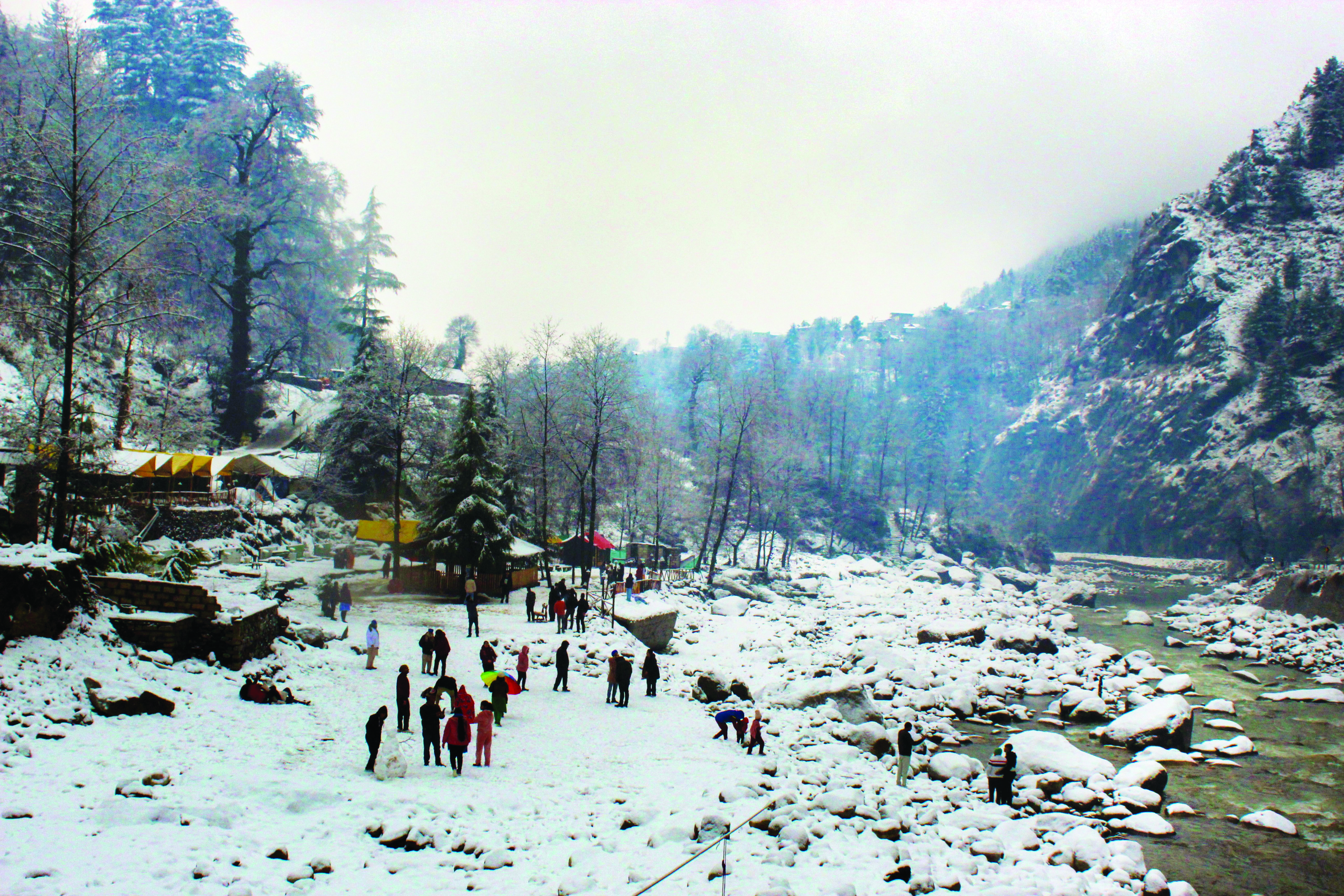 Himachal: Snowfall disrupts normal life in higher hills, 475 roads blocked