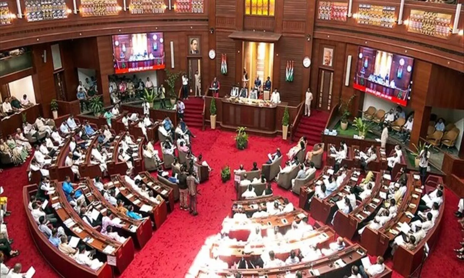 Uttar Pradesh Finance Minister Khanna tables FY25 budget in state assembly