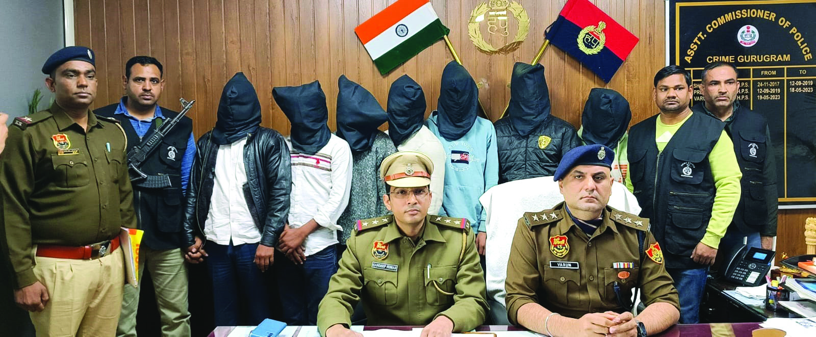 7 arrested in Gurugram robbery, accused inflicted serious injuries on guards