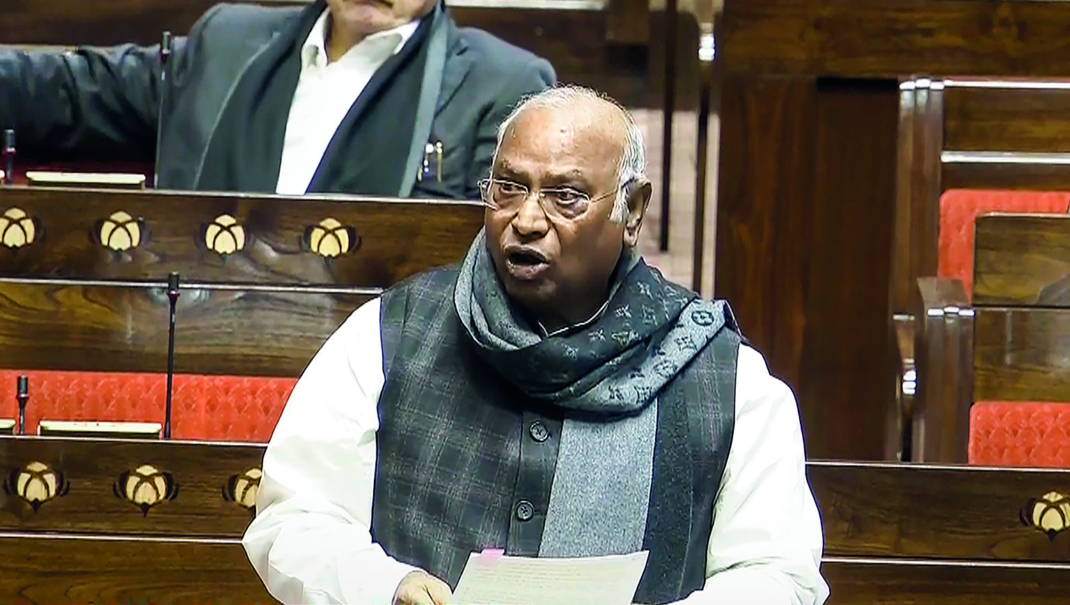 Kharge asks RS chair to restore expunged parts of his speech Kharge asks RS chair to restore expunged parts of his speech