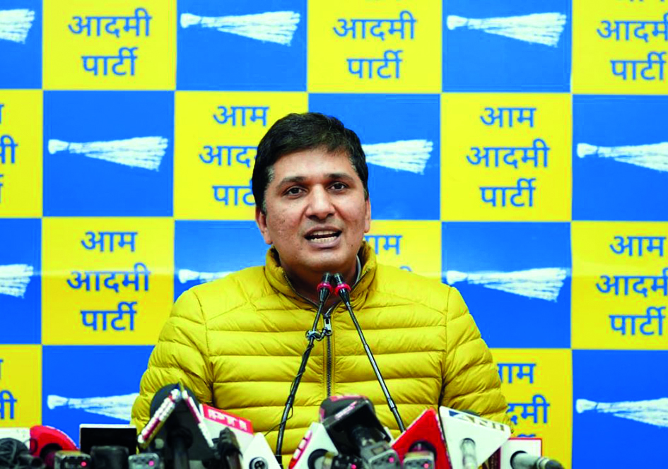 BJP govt trying to ensnare Oppn leaders in false cases: Saurabh Bharadwaj